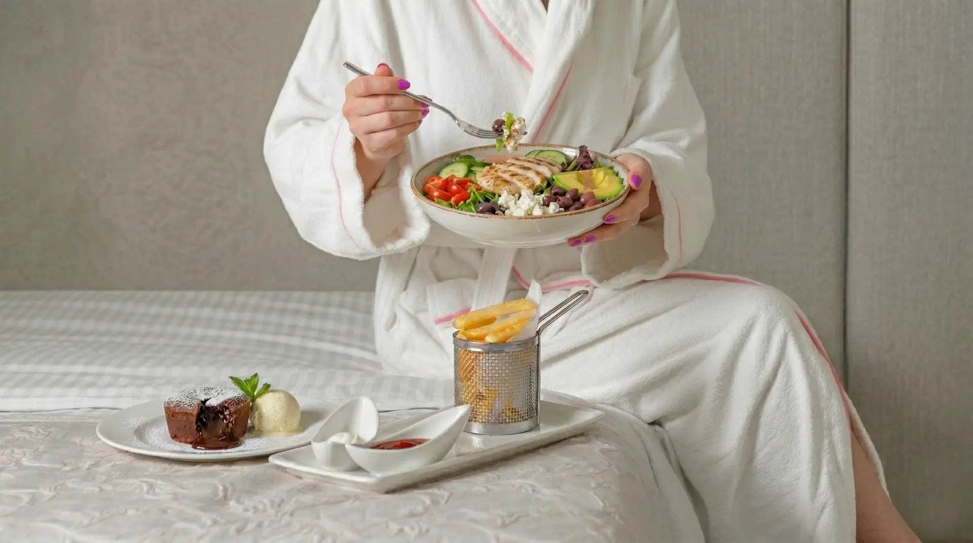 Service de repas en chambre a l'Hotel Aero Paris